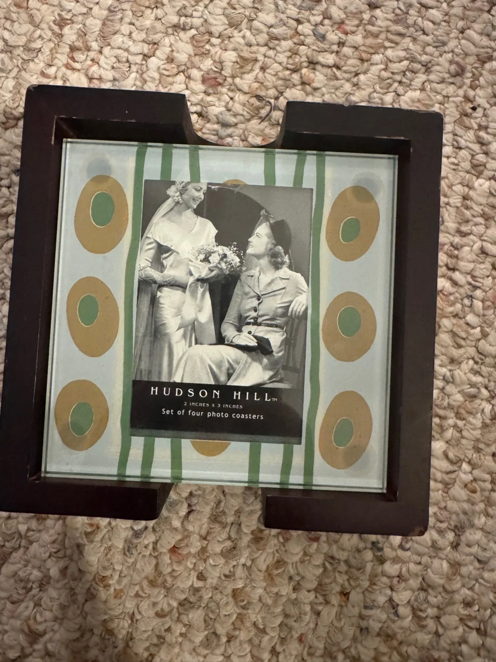 Hudson Hill Photo Coaster Set of 4